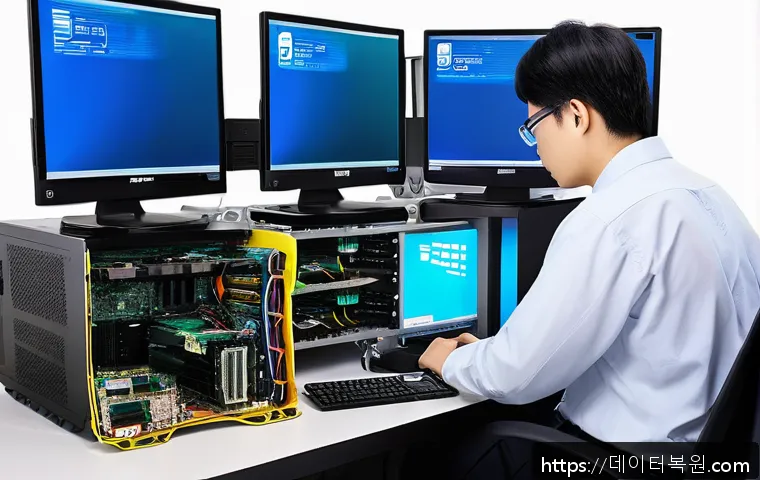 무교동 사무실 부팅 오류 긴급복구 사례와 재부팅 문제 해결법 1