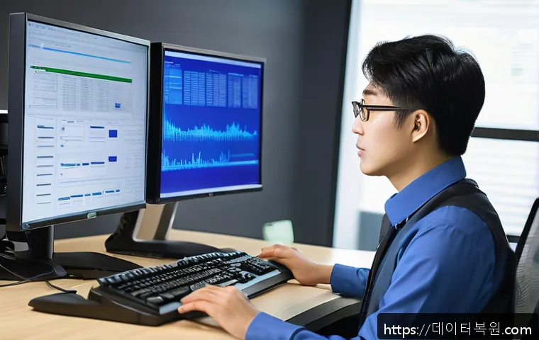 중대동 사무실 모니터 신호 문제 긴급 해결과 안정적 업무 환경 구축 사례 1