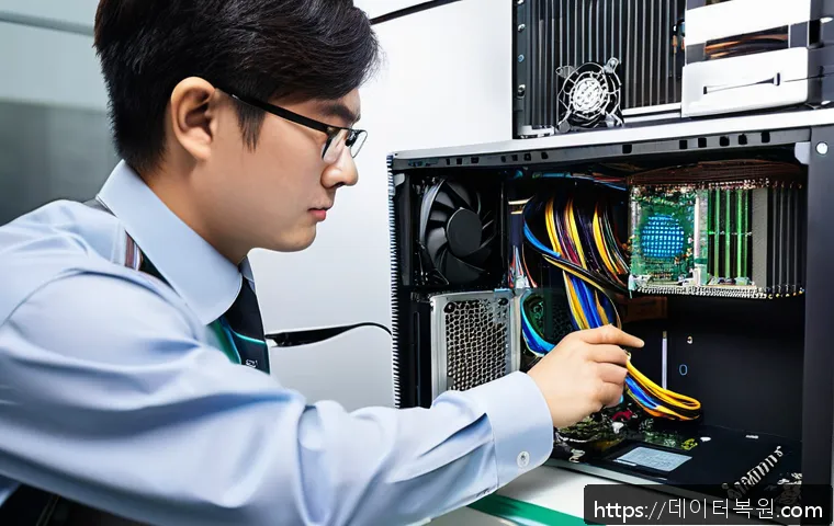 수유동 컴퓨터 본체 전원 불안정 문제 사무실 긴급 점검 및 해결 사례 5