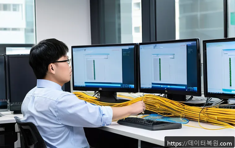 종로구 청진동 사무실 네트워크 케이블 점검과 신속한 연결 복구 후기 1