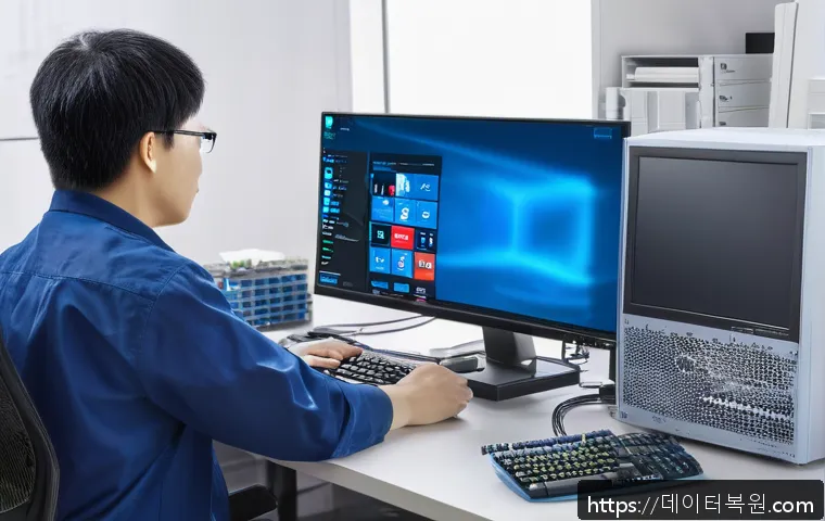 일산지역 컴퓨터 블루스크린 오류 긴급 대응과 KERNEL_STACK_INPAGE_ERROR 원인 분석 사례 1