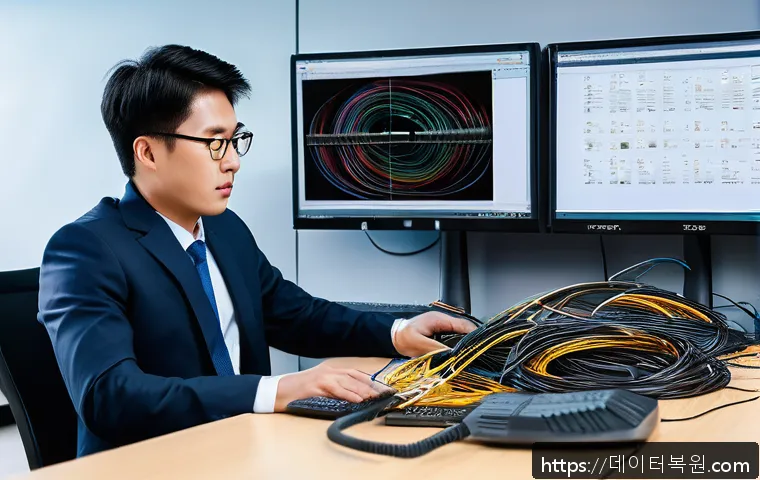 도봉구 창동 오피스 케이블 연결 문제 긴급 점검 및 해결 사례 1