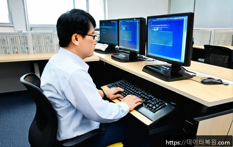 중랑구 사무실 컴퓨터 블루스크린 원인 분석과 커널 메모리 오류 긴급 복구 사례 1