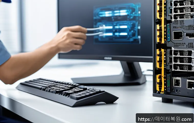 옥길동 인근 사무실 모니터 화면 문제 긴급 점검 및 신속 복구 사례 37