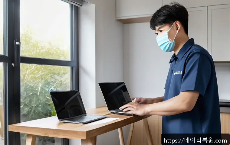 신원동 인근 노트북 긴급 출장 수리로 재택근무 문제 완벽 해결 사례 5