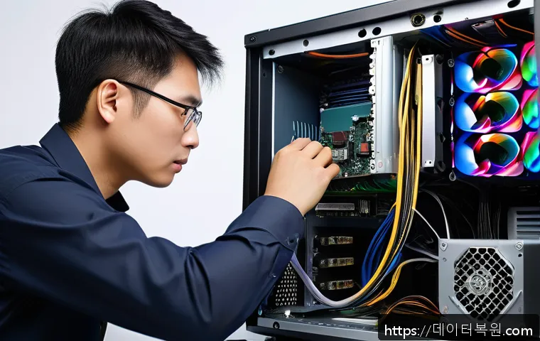 청파동 사무실 컴퓨터 전원 오류 해결과 재부팅 문제 긴급 복구 사례 1