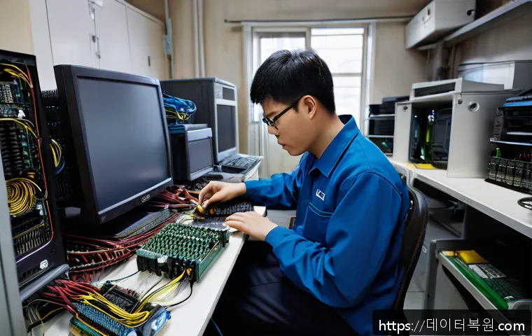 묵정동 커널 부팅 오류 긴급 복구 후기와 전산실 안정화 작업 사례 17