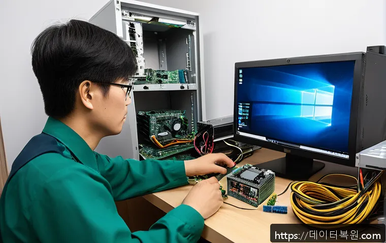 중랑구 면목동 조립PC 전원 문제 해결과 파워 교체 후기 및 긴급 출장 서비스 사례 25