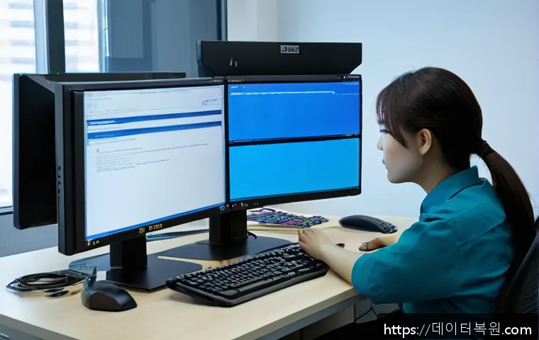 예지동 사무실 PC 블루스크린 오류 실행 권한 문제 긴급 복구 사례 13