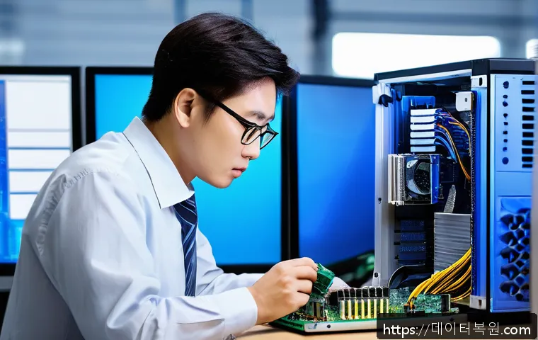 잠원동 사무실 컴퓨터 블루스크린 MACHINE CHECK 오류 긴급 복구 사례 1