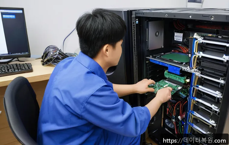 광주 평동 사무실 하드디스크 교체 및 조립 긴급 복구 사례 분석 1