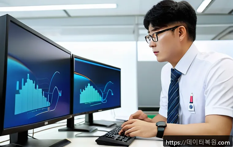 장충동 사무실 모니터 신호 문제 긴급 점검 및 복구 사례 공유 1