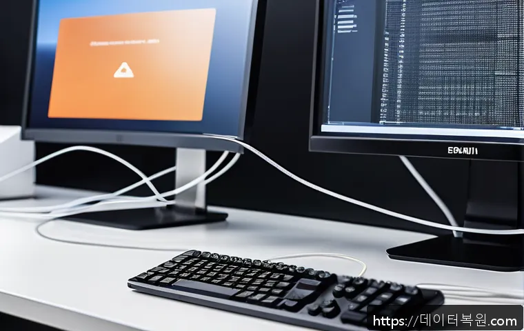 쌍령동 사무실 모니터 신호 문제 긴급 점검 및 해결 후기 9