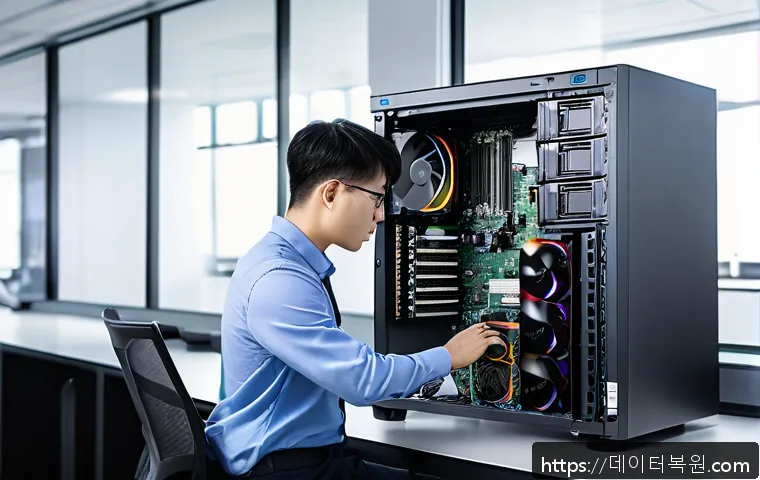 대전 궁동 컴퓨터 포맷 및 OS 재설치 서비스 후 신속한 사무실 업무 복구 사례 1