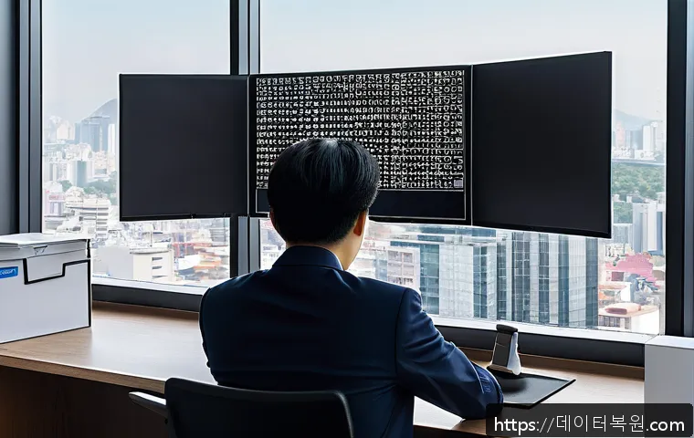 중림동 사무실 컴퓨터 부팅 오류 긴급 복구 및 해결 후기 1