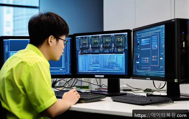 명동 인근 컴퓨터 블루스크린 오류 긴급 복구 및 드라이버 문제 해결 사례 1