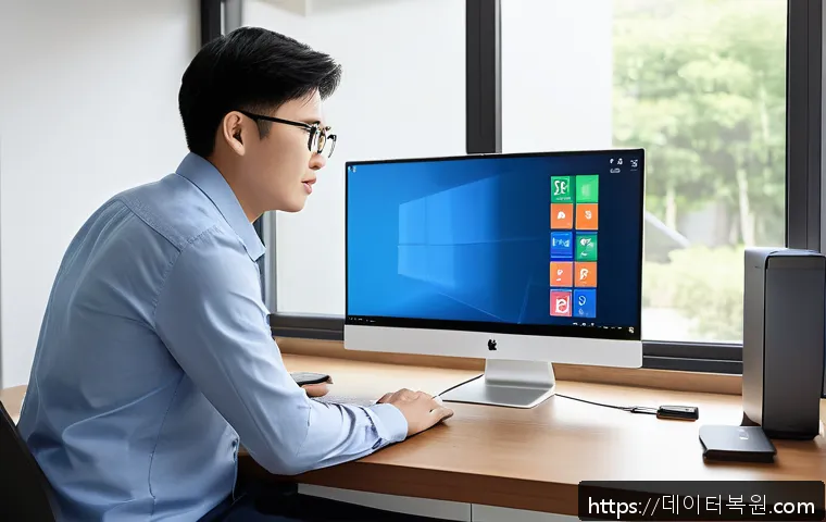 고양시 토당동 업무용 컴퓨터 윈도우 설치 및 긴급 출장 서비스 후기 1