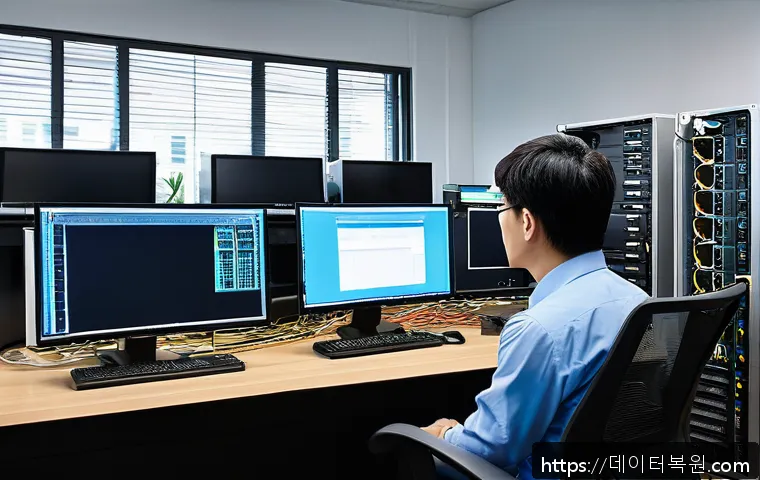 인의동 사무실 모니터 화면 문제 긴급 점검 및 신속 복구 사례 13