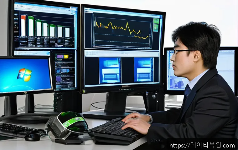 망우동 사무실 PC 윈도우7 재설치와 초기화 서비스 실속 후기 및 문제 해결 사례 1