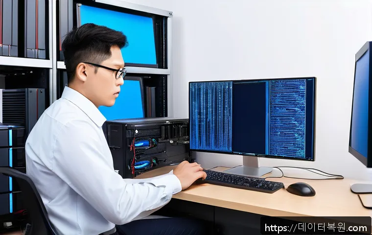 대방동 인근 커널 데이터 오류 긴급 복구 서비스 및 사무실 PC 장애 해결 사례 1