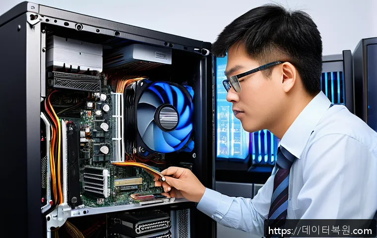 창성동 사무실 컴퓨터 본체 전원 불안정 문제 긴급 점검 및 해결 사례 1