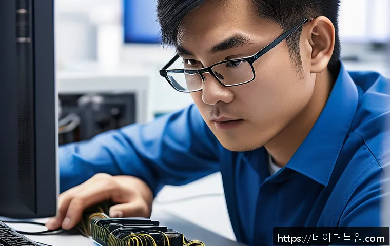 우이동 인근 사무실 모니터 신호 문제 긴급 점검과 복구 사례 13