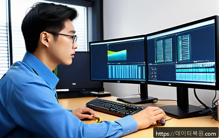 강동구 상일동 인근 사무실 모니터 화면 문제 긴급 진단과 해결 후기 9