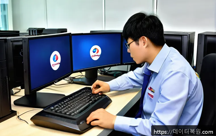 중랑구 윈도우 커널 블록 오류 긴급 복구 및 사무실 네트워크 안정화 사례 1