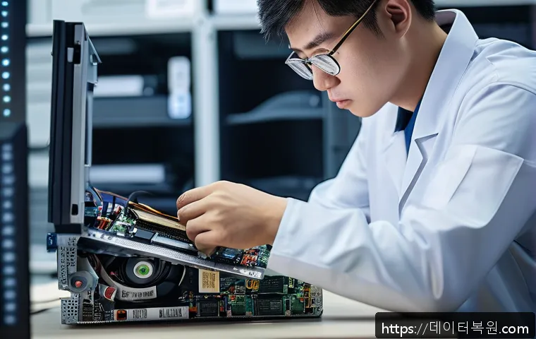 화전동 사무실 하드디스크 손상 문제 긴급 복구 및 데이터 안전 관리 사례 1