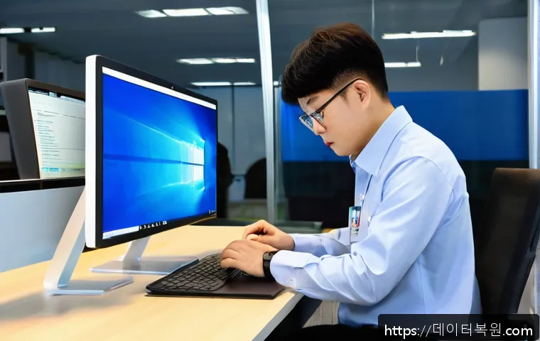 종로구 관철동 사무실 전산실 프리도스 노트북 윈도우 설치 및 긴급 복구 사례 1