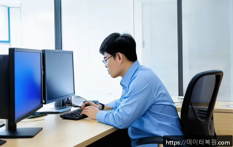 공릉동 사무실 컴퓨터 블루스크린 오류 해결과 시스템 안정화 작업 후기 1