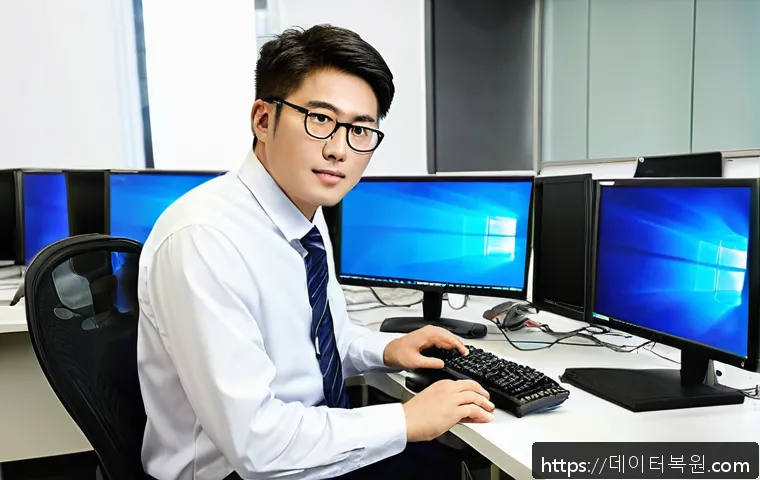 관문동 인근 사무실 윈도우 설치 및 시스템 최적화 긴급 출장 후기 1