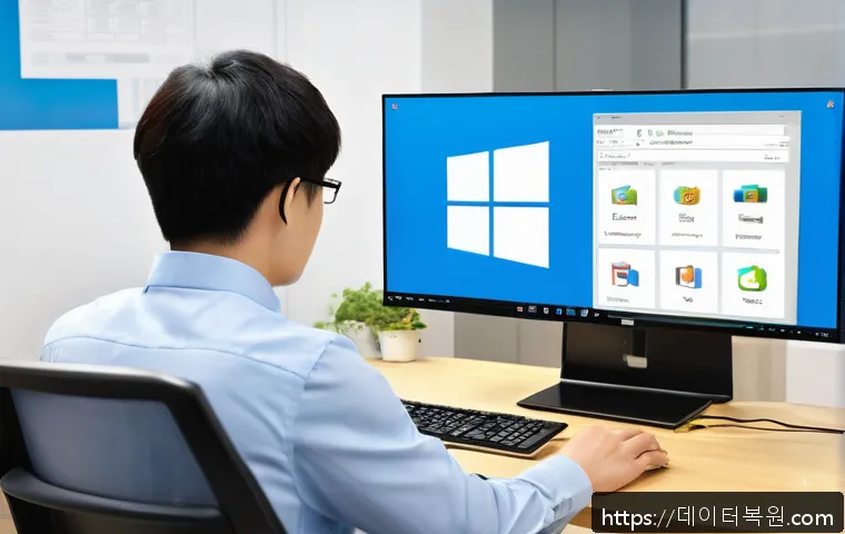 궁정동 사무실 윈도우8 재설치 및 초기화 작업후 신속한 문제 해결 후기 1