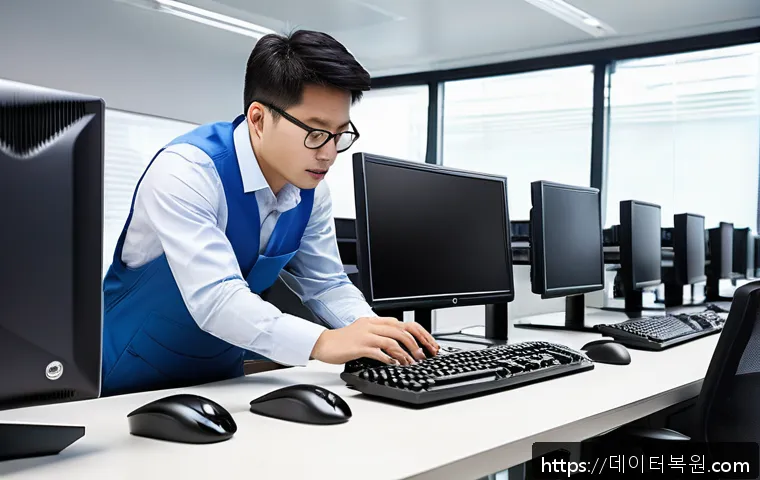 오류동 지역 사무실 맞춤형 중고 컴퓨터 출장 설치와 신속한 문제 해결 사례 1