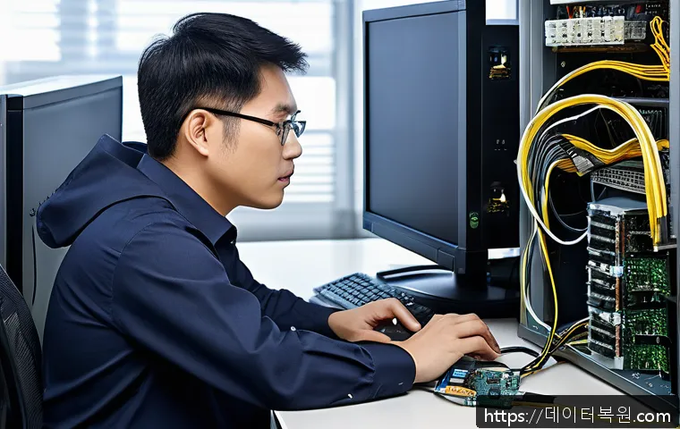 원당동 컴퓨터 하드웨어 인터럽트 문제 긴급 복구 및 사무실 네트워크 안정화 후기 1