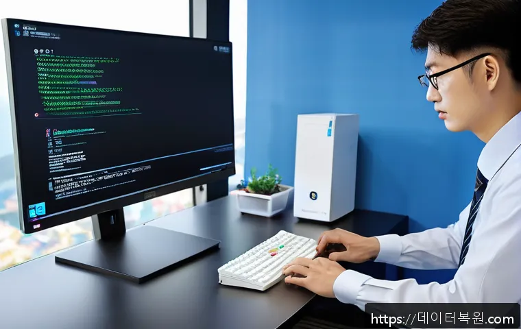 평창동 사무실 컴퓨터 부팅 오류 긴급 복구 및 저장장치 문제 해결 후기 1