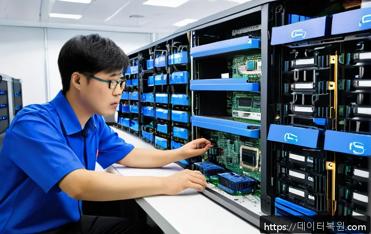 도내동 컴퓨터 블루스크린 오류 긴급 대응과 재발 방지를 위한 전산실 복구 사례 1