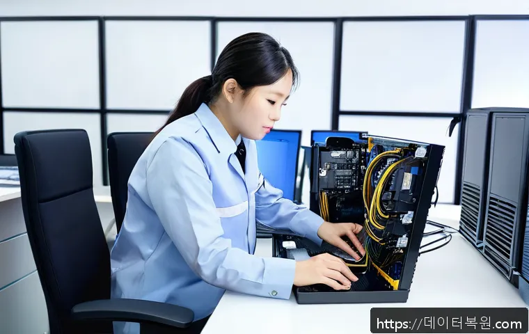 미근동 사무실 컴퓨터 부팅 오류 긴급 복구 및 F4 복원키 활용 사례 1