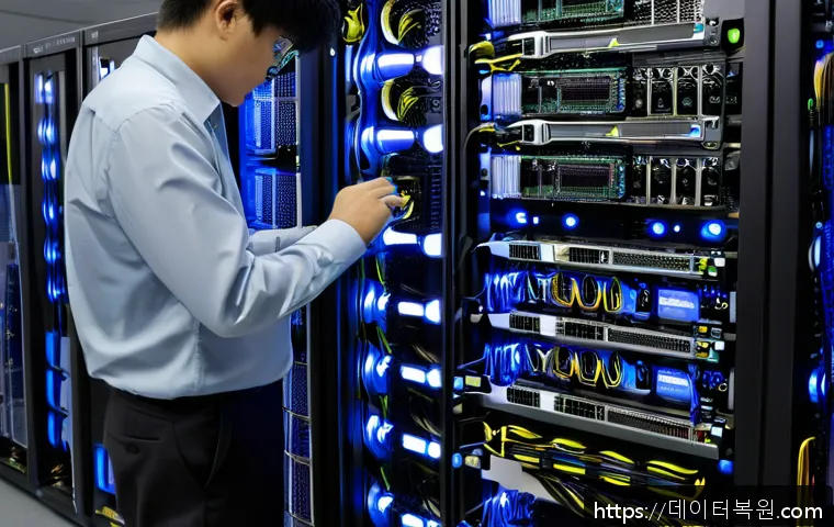 휘경동 사무실 서버 디스크 초기화 실패 문제 긴급 복구 사례 분석 1