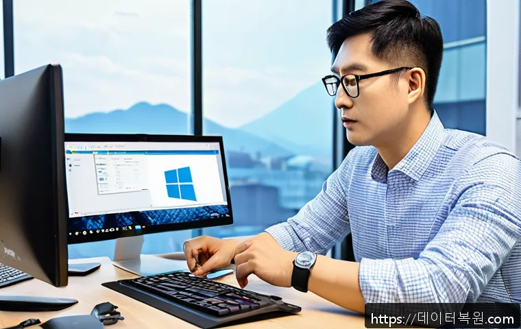 동숭동 사무실 윈도우10 초기화 및 포맷 서비스 후기와 신속 복구 사례 1