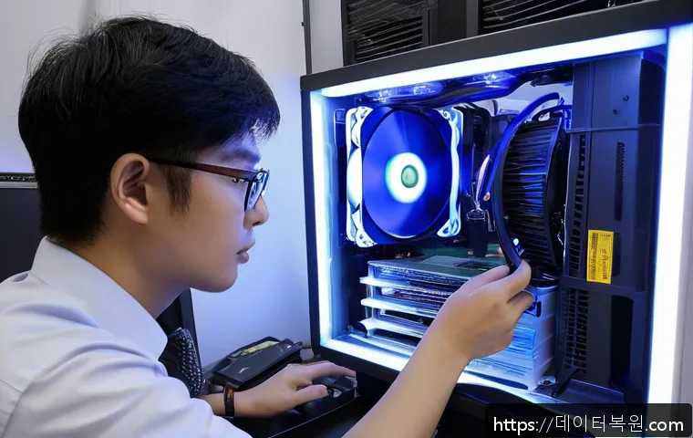 마장동 사무실 컴퓨터 팬 멈춤 현상 긴급 점검과 해결 사례 1