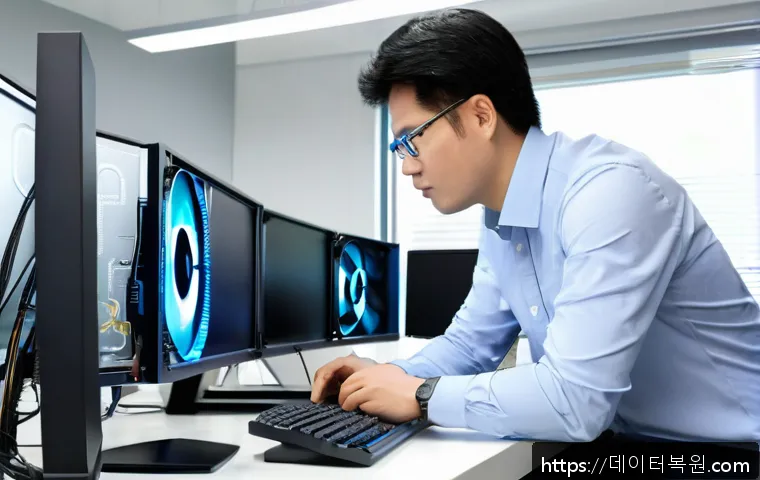 산림동 인근 사무실 컴퓨터 멈춤 현상 긴급 점검 및 해결 사례 공유 1