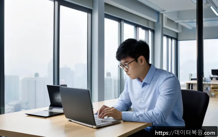 서소문동 사무실 데이터 복구 및 초기화 문제 긴급 대응 사례 분석 1