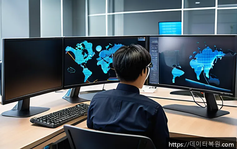 강남구 사무실 모니터 신호 문제 긴급 복구 및 원인 분석 후기 1