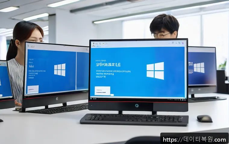 안국동 사무실 윈도우10 초기화 및 재설치 전문 서비스 후기와 신속 대응 사례 1