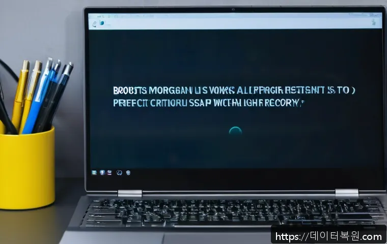 미아동 컴퓨터 부팅 문제 해결과 부트 매니저 압축 오류 긴급 복구 사례 1