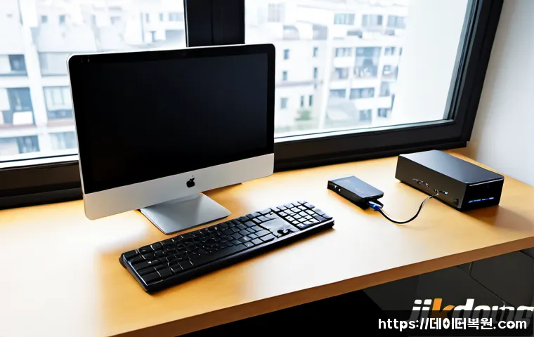 직동 IO_DEVICE_ERROR - Photorealistic product-design workstation in a quiet Jikdong apartment studio, dual monitors showing...