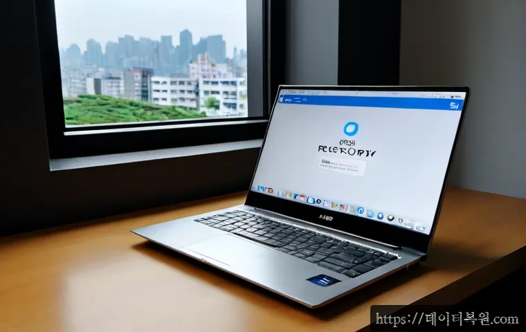 수색동 macosX재설치 포맷  초기화 - Photorealistic remote-support workstation in a compact Susaek-dong apartment office, sleek silver la...