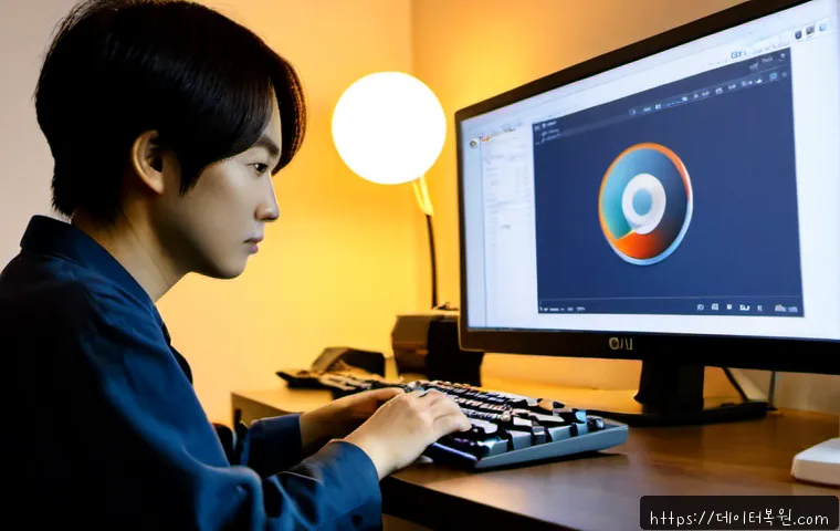 식사동 ubuntu재설치 포맷  초기화 - Photorealistic remote-support workstation in a quiet apartment near a Korean suburban shopping distr...