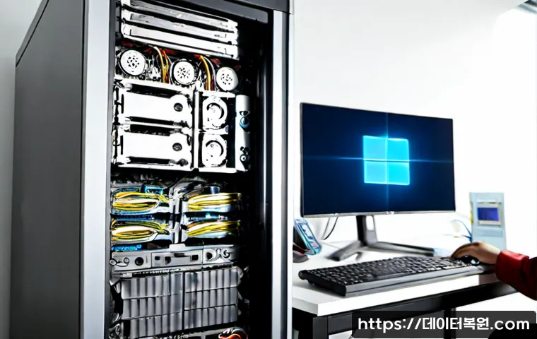 옥길동 워크스테이션출장방문수리점 - Photorealistic on-site workstation repair in a bright modern apartment near a quiet Korean new-town ...